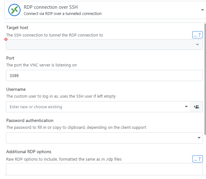 RDP | XPipe Docs