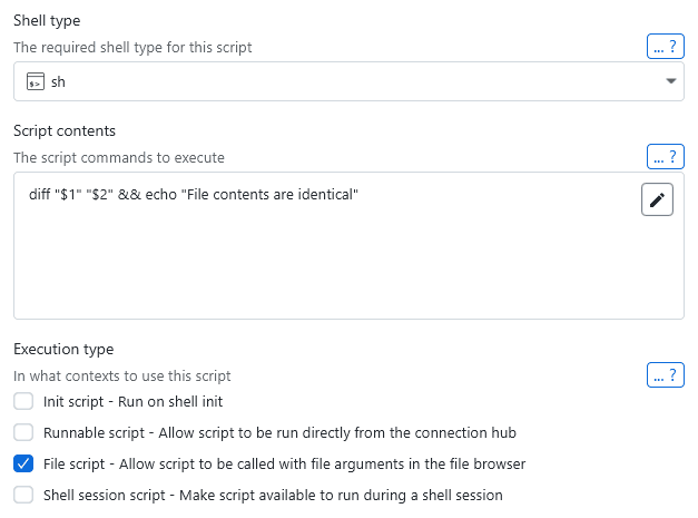 Shell scripts | XPipe Docs